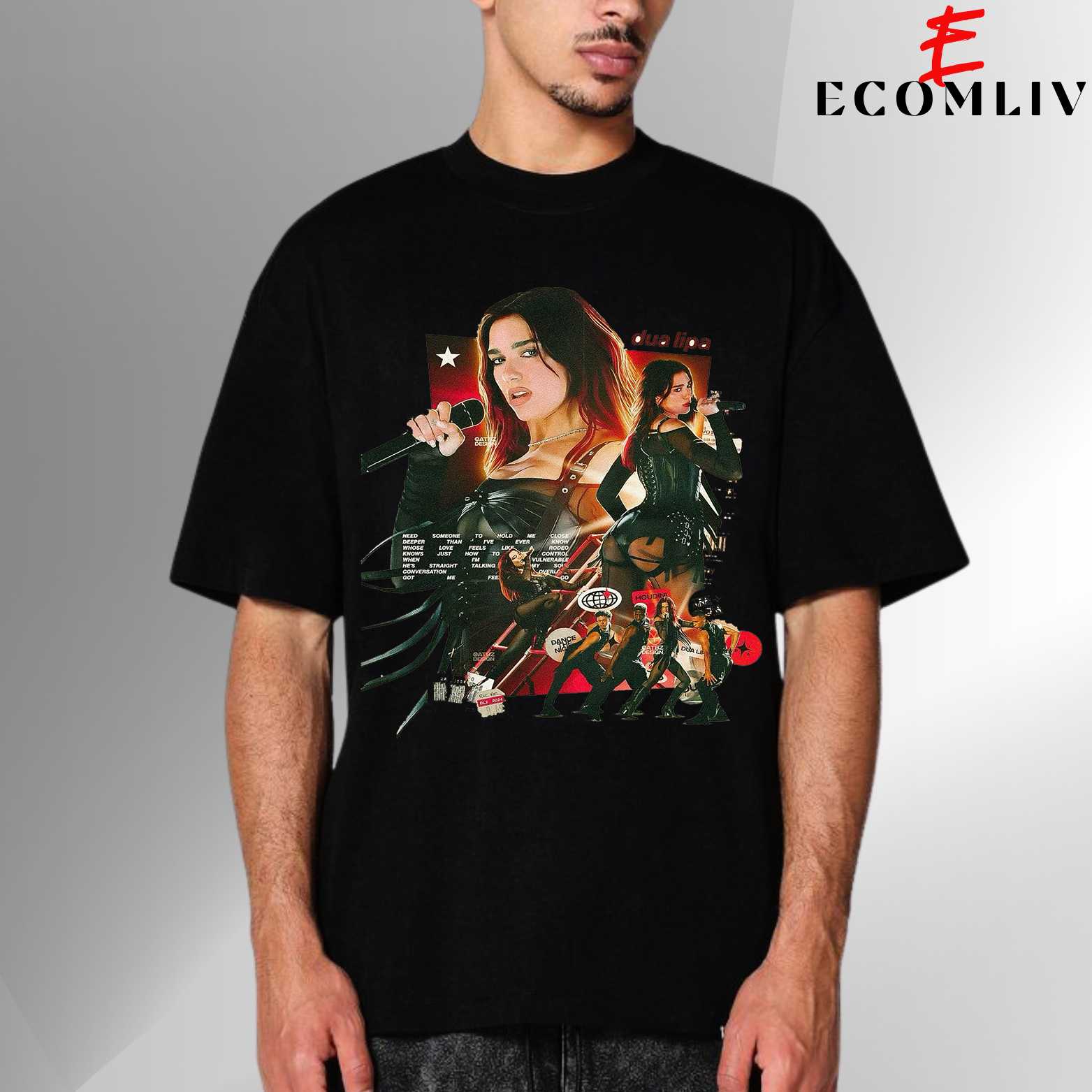 Dua Lipa Radical Optimism Album Tee, Unisex T Shirt, Pop Star Streetwear Merch